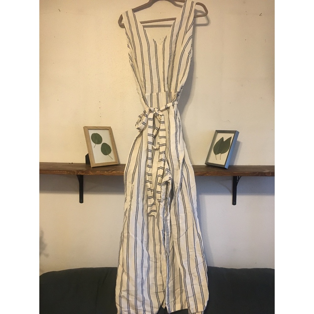 a new day • Striped romper • size XL